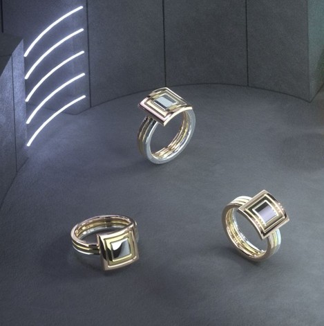404 place vendôme - Bague Trois